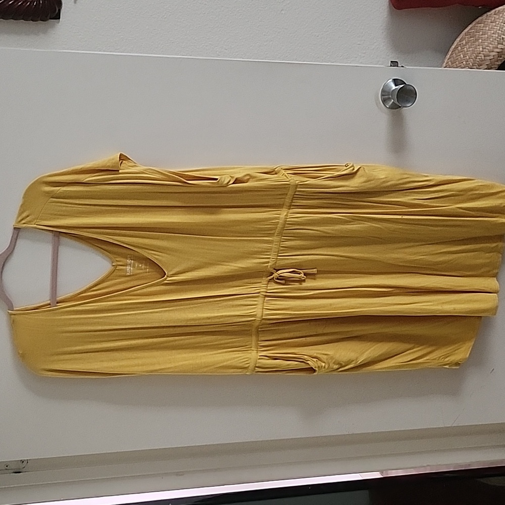 Torrid plus yellow dress